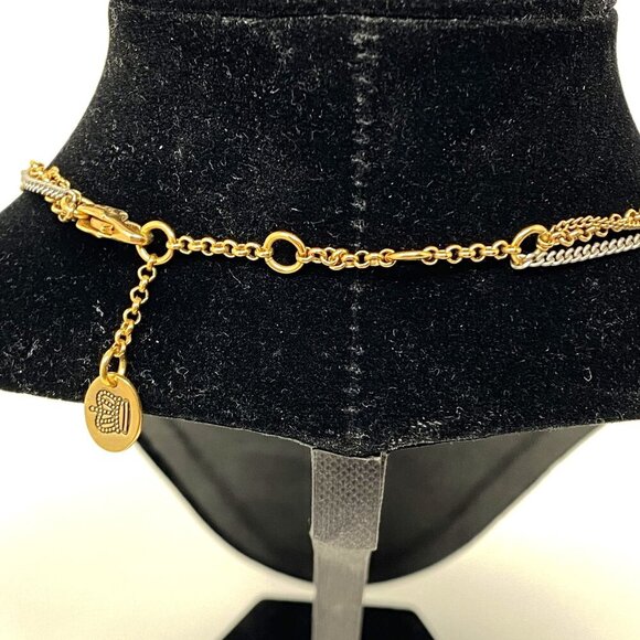 Juicy Couture Multi-Chain Layered Butterfly, Bird, Heart, Keys Pendant Necklace - Picture 4 of 7